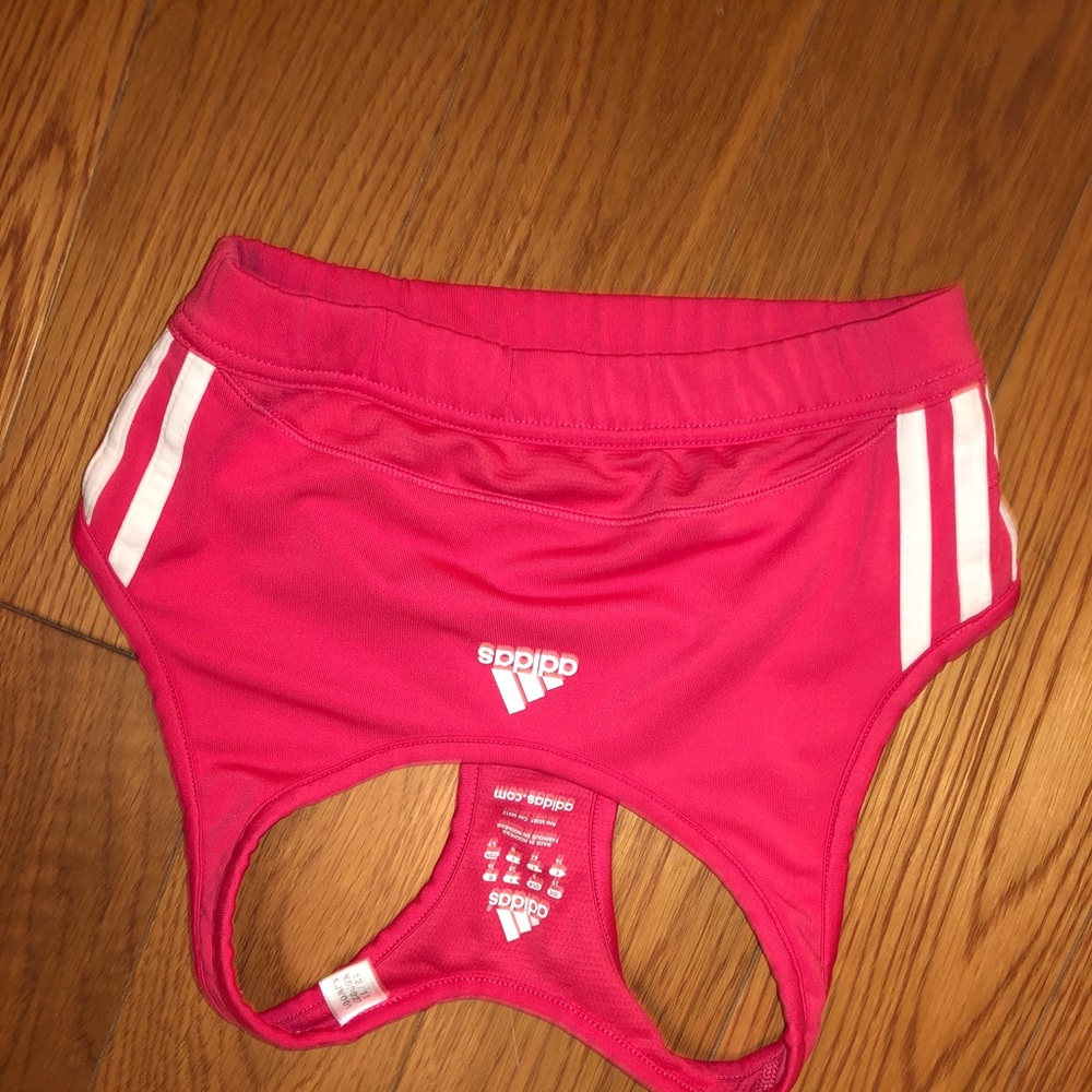 Adidas pink sports bra!